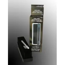 Velvet Anti Static Vinyl Record Brush Cleaning Pad + STYLUS CLEANING BRUSH 